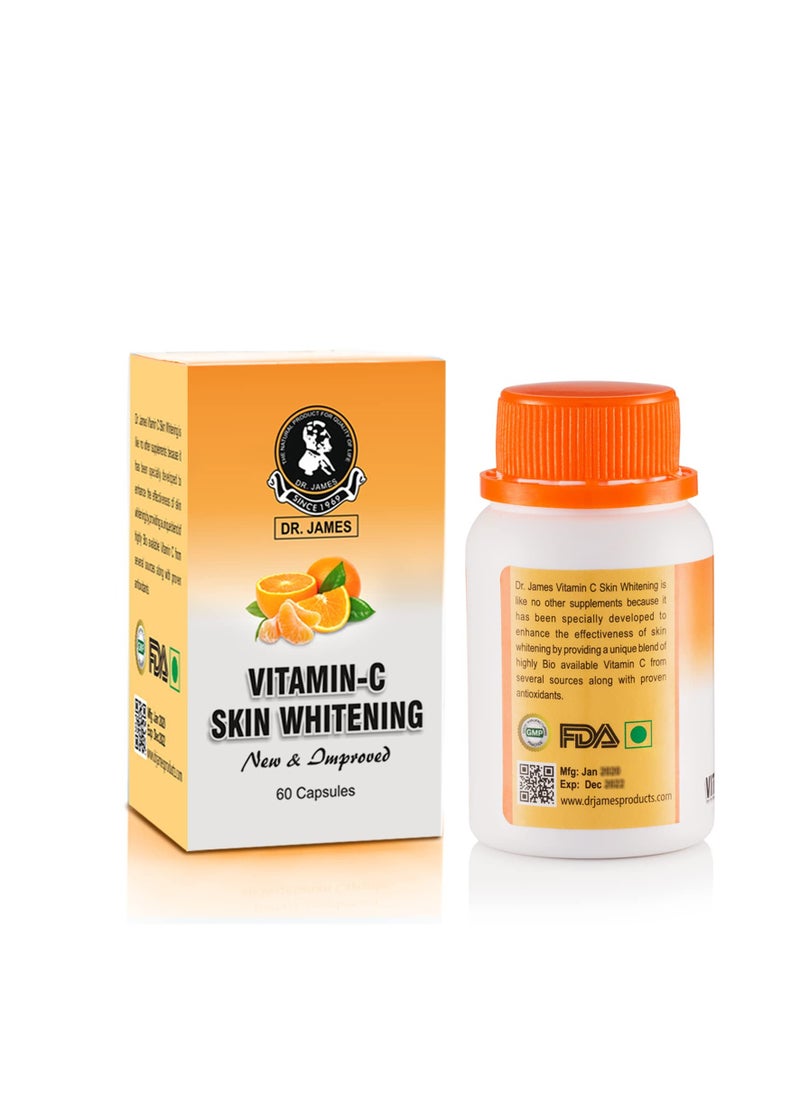 Achieve Brighter and Healthier Skin with Dr. James Vitamin-C Skin Whitening Capsules