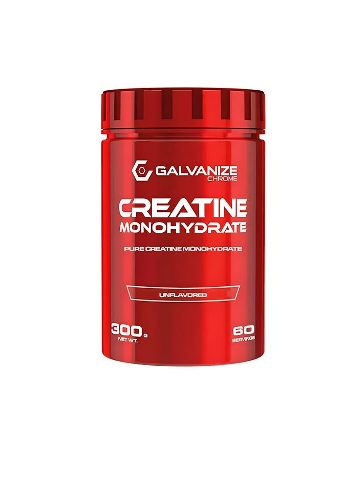 Galvanize Chrome Creatine Monohydrate 300g – Pure & Unflavored for Enhanced Performance