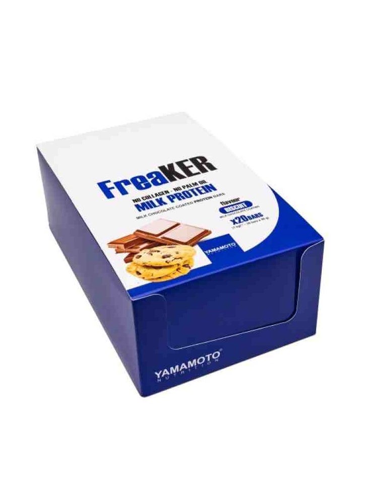 FreaKER 20 bars of 50 g Biscuit and Chocolate