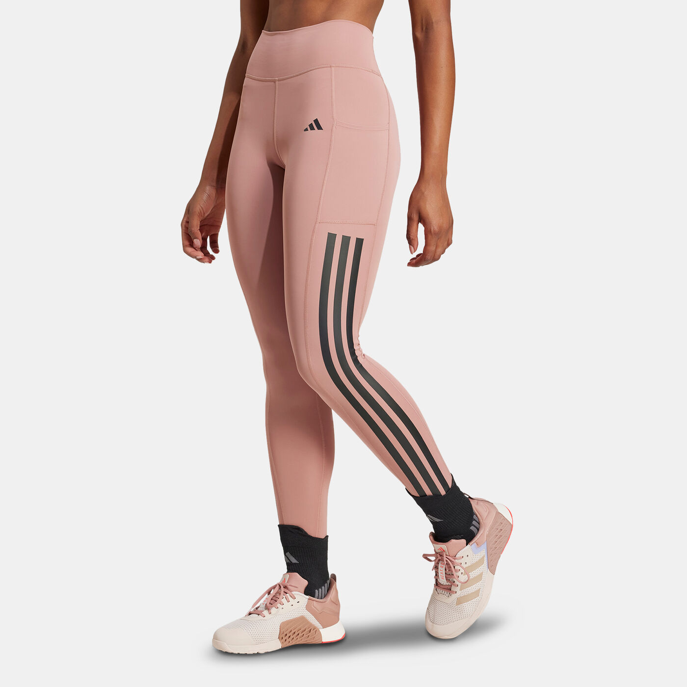 Women's Optime 3-Stripes Leggings