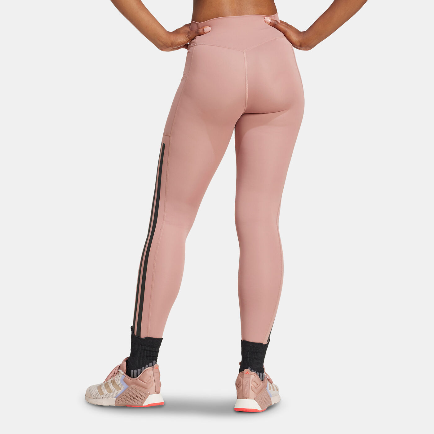 Women's Optime 3-Stripes Leggings