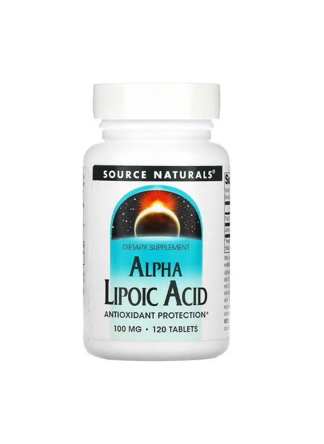 Alpha Lipoic Acid 100 mg 120 Tablets
