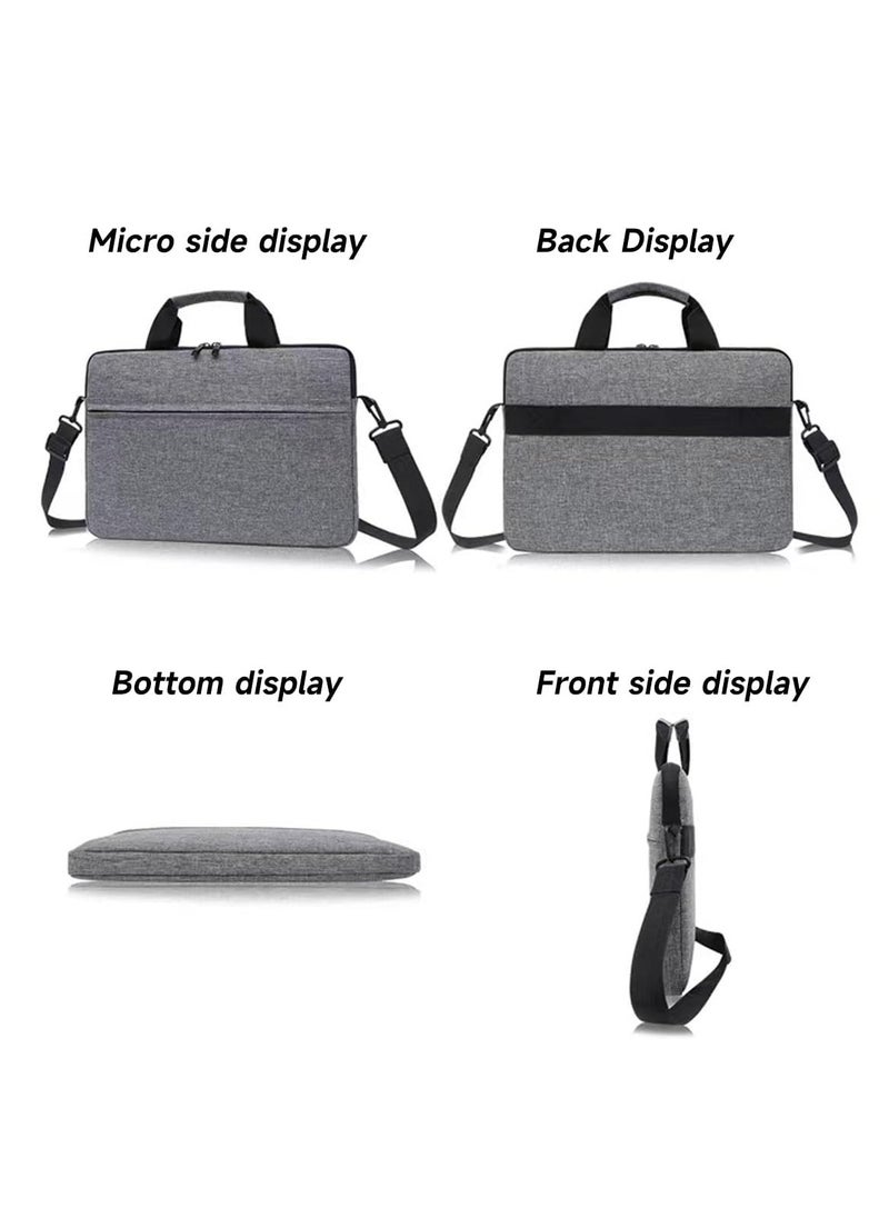 Laptop Bag, 15.6 Inch Portable Laptop Shoulder Bag for Men Women, Laptop Case Shoulder Bag With Strap,Sleek Design,Durable Water-Repellent Fabric, Computer Bag Messenger Bag For Travel/Business