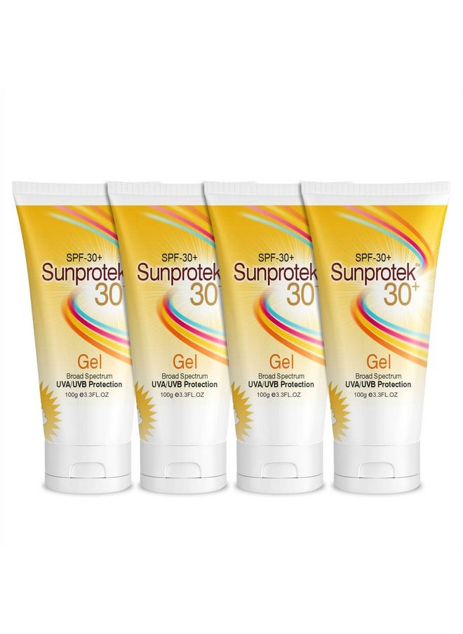 Salve Sunprotek Matte Look Sunscreen SPF30 PA+++ For Oily or Acne prone skin, Paraben & Sulphate free For Women And Men - 100gm (Pack of 4)