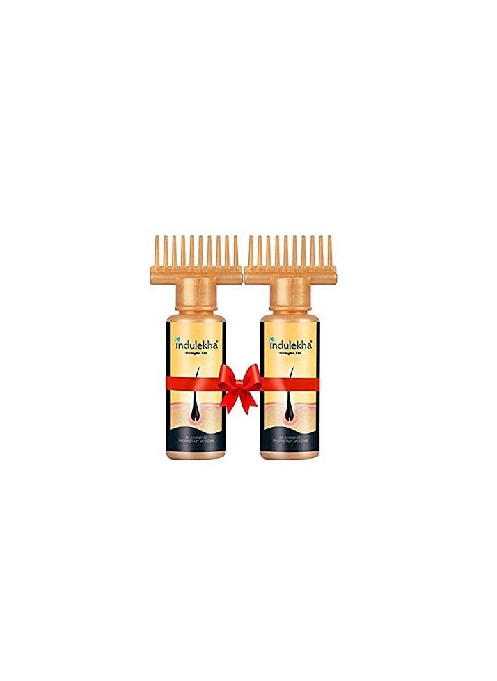 Indulekha Bhringa Hair Oil, 100ml (Pack of 2)