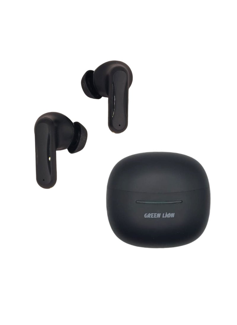 Cairo Wireless Earbuds with ENC & TWS Technology, Hands-Free Calls, Multi-Function Touch, 4 Hours Playing Time, Type-C Charging Port - Black