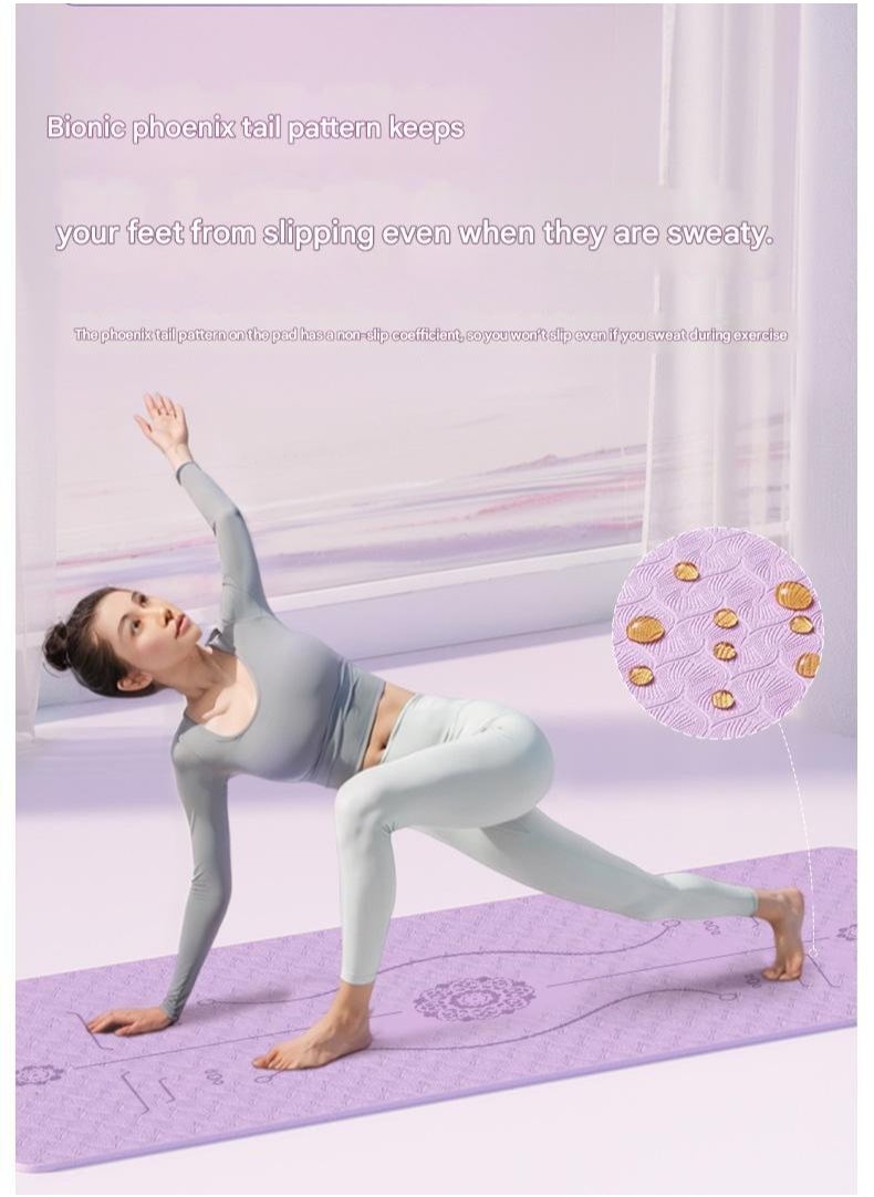 Yoga Specific Pad For Shock Absorption Sound Insulation Shock Absorption Anti Slip Fitness Home Use Thickened Exercise Yoga Pad For Hair Replacement Anti slip Thickened