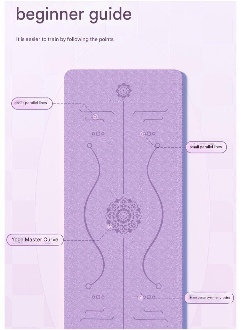 Yoga Specific Pad For Shock Absorption Sound Insulation Shock Absorption Anti Slip Fitness Home Use Thickened Exercise Yoga Pad For Hair Replacement Anti slip Thickened