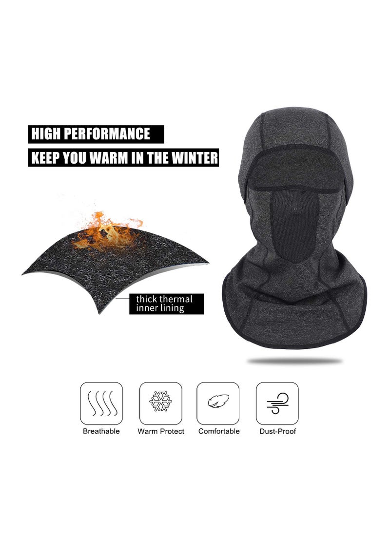 Balaclava Winter Ski Mask, Windproof Warm Face Mask for Men, Women, Cold Weather Thermal Fleece Outdoor Sports Protective Equipment for Cycling, Skiing, Snowboarding and Motorcycling