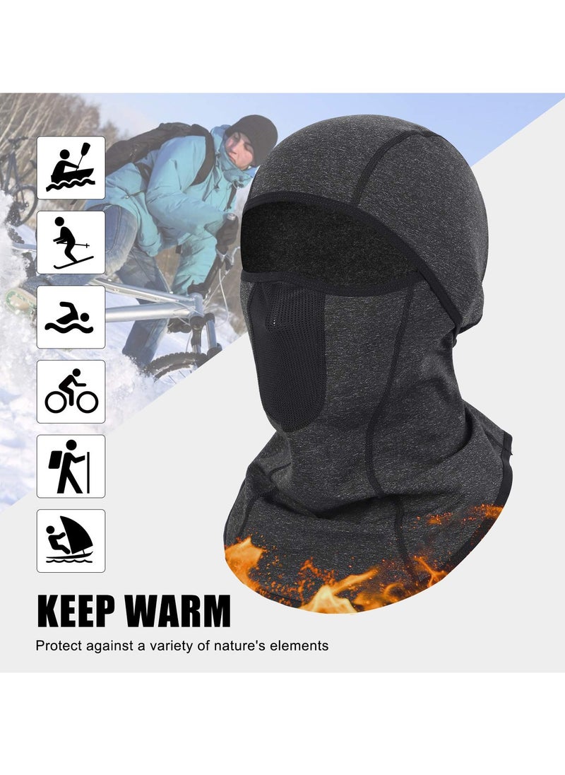 Balaclava Winter Ski Mask, Windproof Warm Face Mask for Men, Women, Cold Weather Thermal Fleece Outdoor Sports Protective Equipment for Cycling, Skiing, Snowboarding and Motorcycling