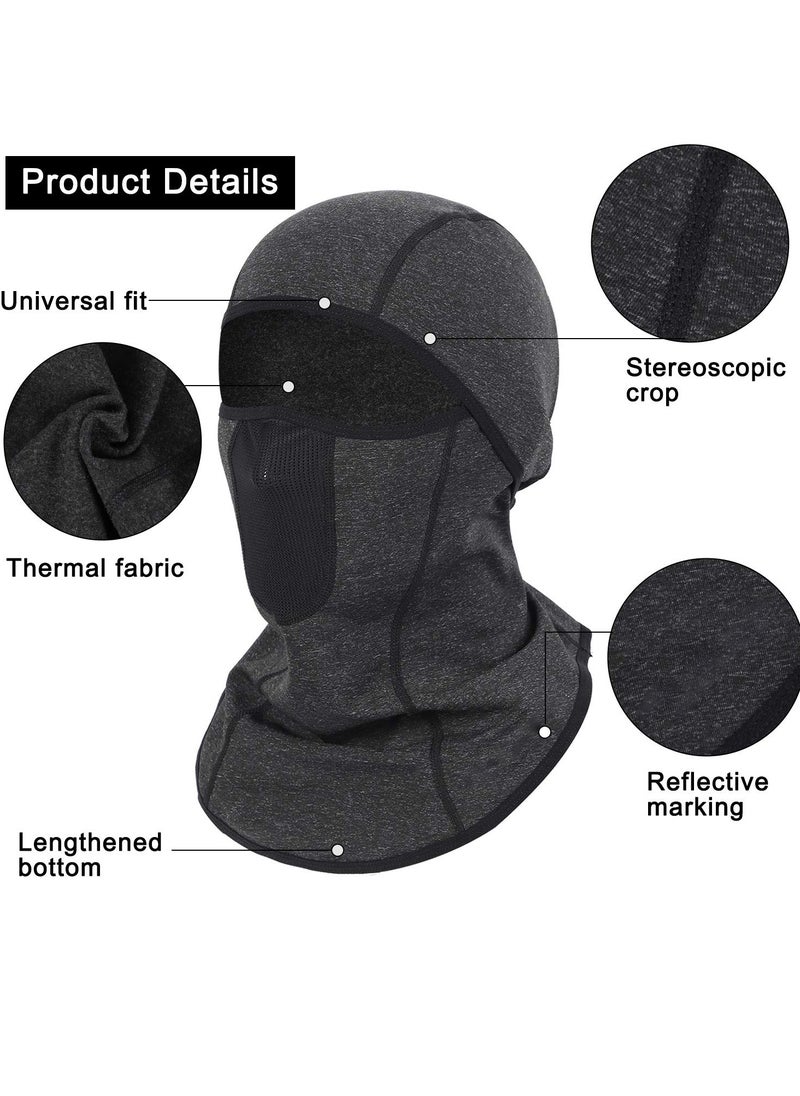 Balaclava Winter Ski Mask, Windproof Warm Face Mask for Men, Women, Cold Weather Thermal Fleece Outdoor Sports Protective Equipment for Cycling, Skiing, Snowboarding and Motorcycling