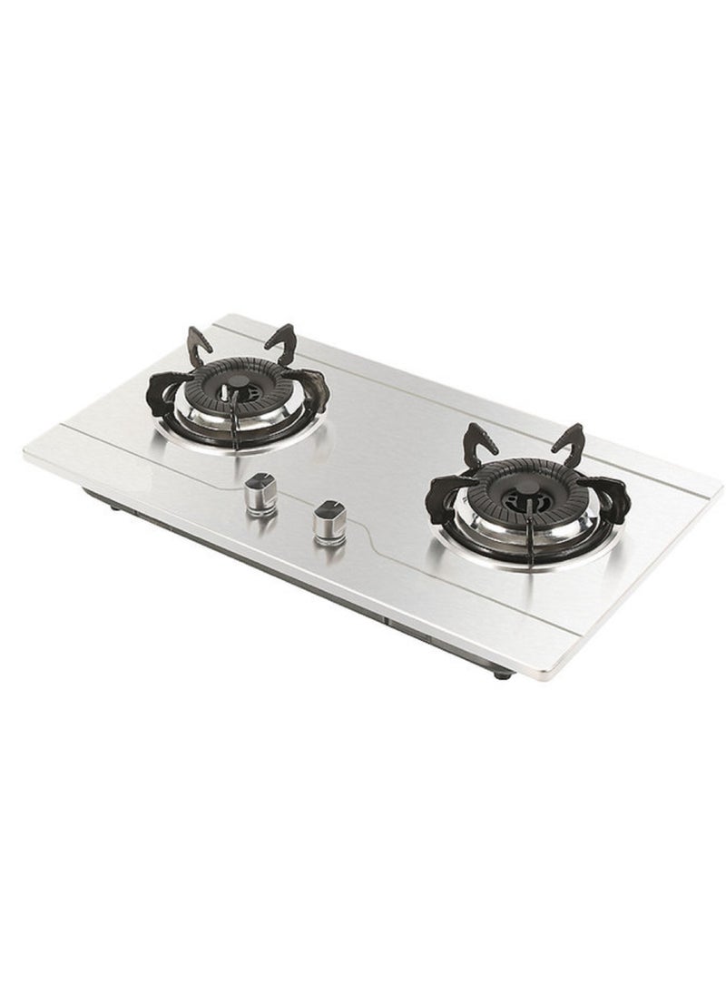 2 Burner Stainless Steel Gas Hob