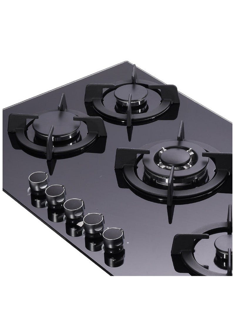 5 Burner Glass Gas Hob  BS