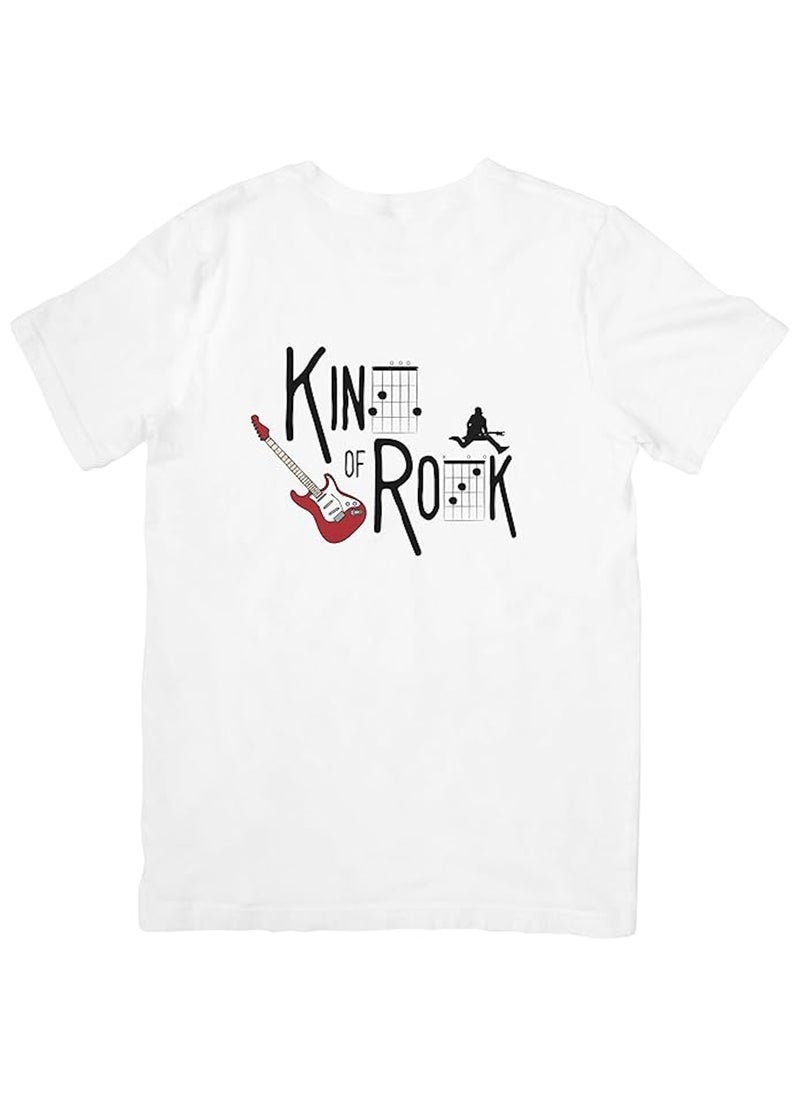 King of Rock Unisex T-Shirt, Guitar Chords G-C, Gift for Rock Fan, Guitar Enthusiast, Music Lover