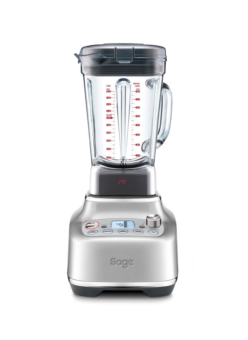 The Super Q - Commercial Grade Blender with 5 One Touch Programs and 12 Speed Settings, Brushed Stainless Steel - UAE Version, 2 Year Warranty