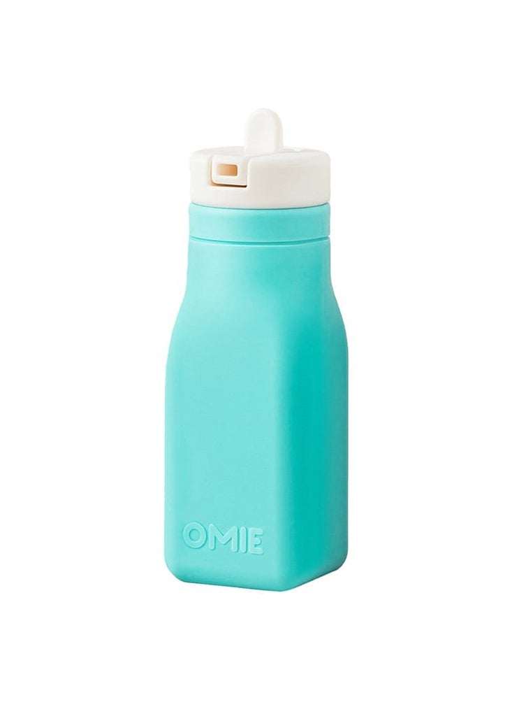 Soft Silicone Water Bottle, Teal