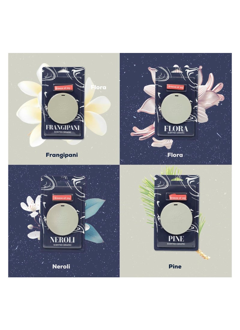Dr Scent Breeze of Joy Ceramic , Luxurious and Delicate Notes with Long Lasting Fragrance. (Frangipani)