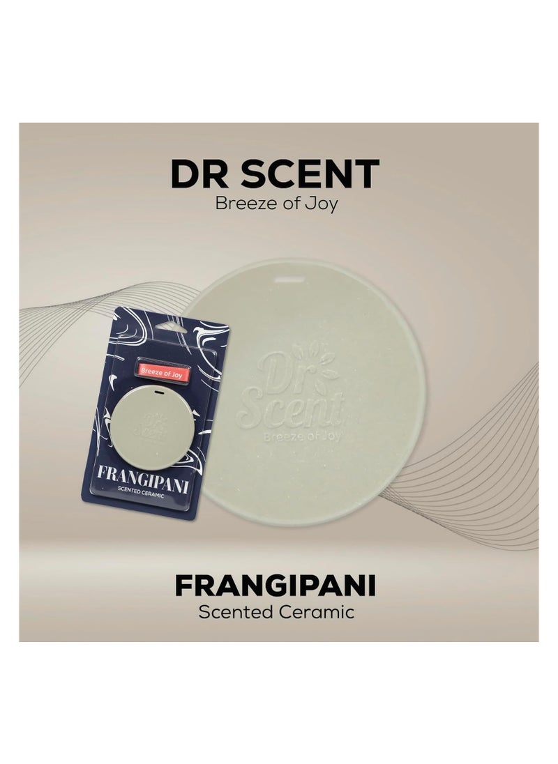 Dr Scent Breeze of Joy Ceramic , Luxurious and Delicate Notes with Long Lasting Fragrance. (Frangipani)
