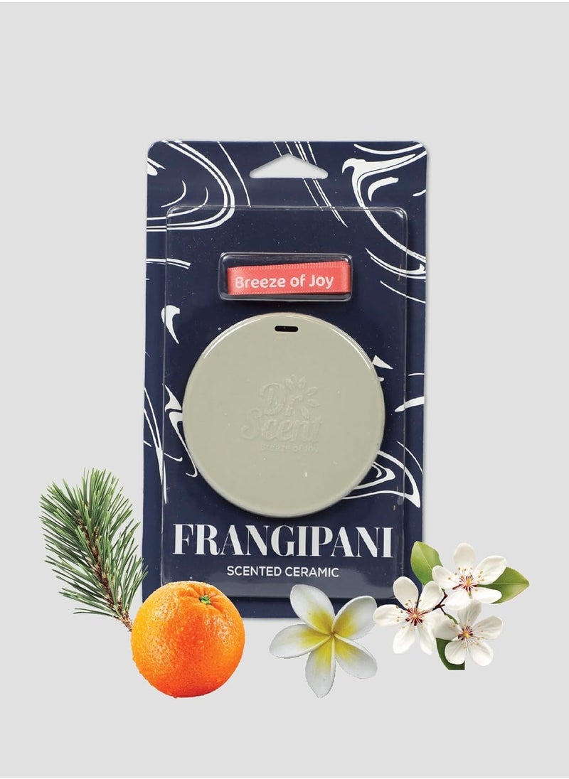 Dr Scent Breeze of Joy Ceramic , Luxurious and Delicate Notes with Long Lasting Fragrance. (Frangipani)