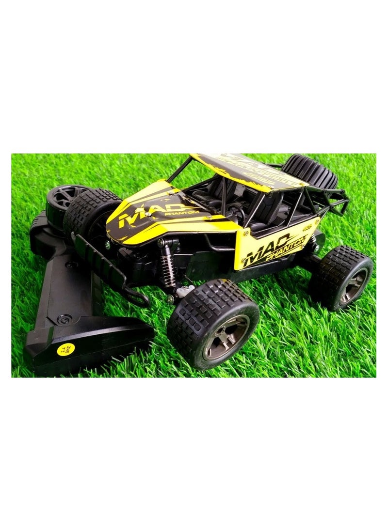 Cheetah King Turbo - MAD PHANTOM 2.4GHz 1:18 Extreme Power HighSpeed RC Muscle Buggy Drift Car with Pistol Grip Remote Controller