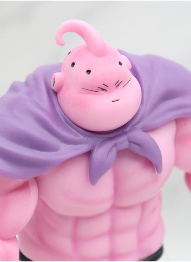 Dragon Ball Fat Majin Buu Action Figure Decorative Resin Sculpture Home Decor Statue, Art Figurine Home Ornament Decoration for Office, Living Room, Bedroom, Book Shelf, TV Cabinet, Desktop