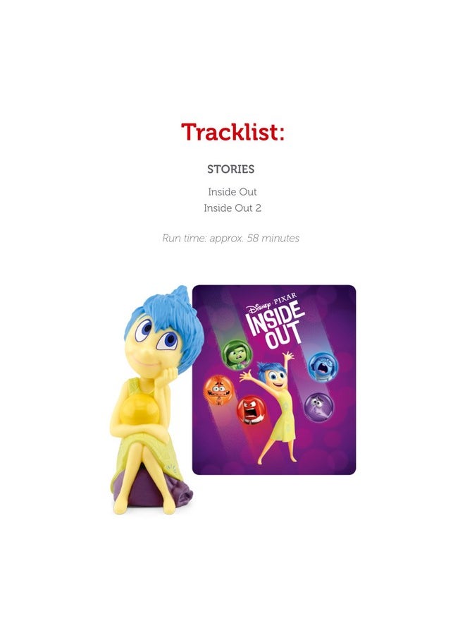 Joy Audio Play Character From Disney And Pixar'S Inside Out & Inside Out 2