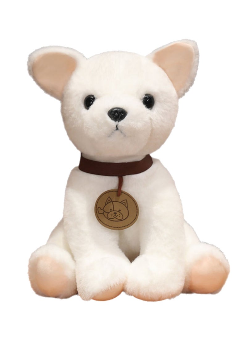 25 CM Simulation Dog Plush Toy Soft Stuffed Cute Animal Doll For Girls And Boys All Ages Gift (Style 2)