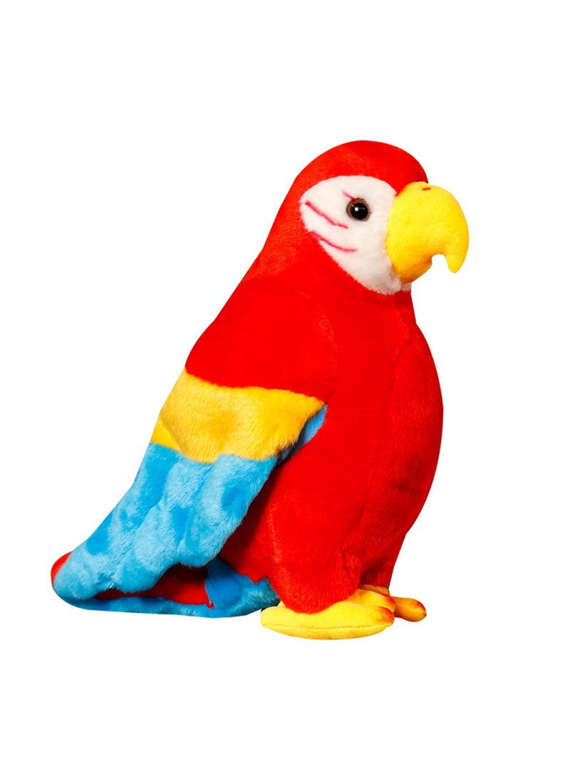 25 CM Simulation Parrot Plush Toy Soft Stuffed Cute Animal Doll For Girls And Boys All Ages Gift (Style 2)