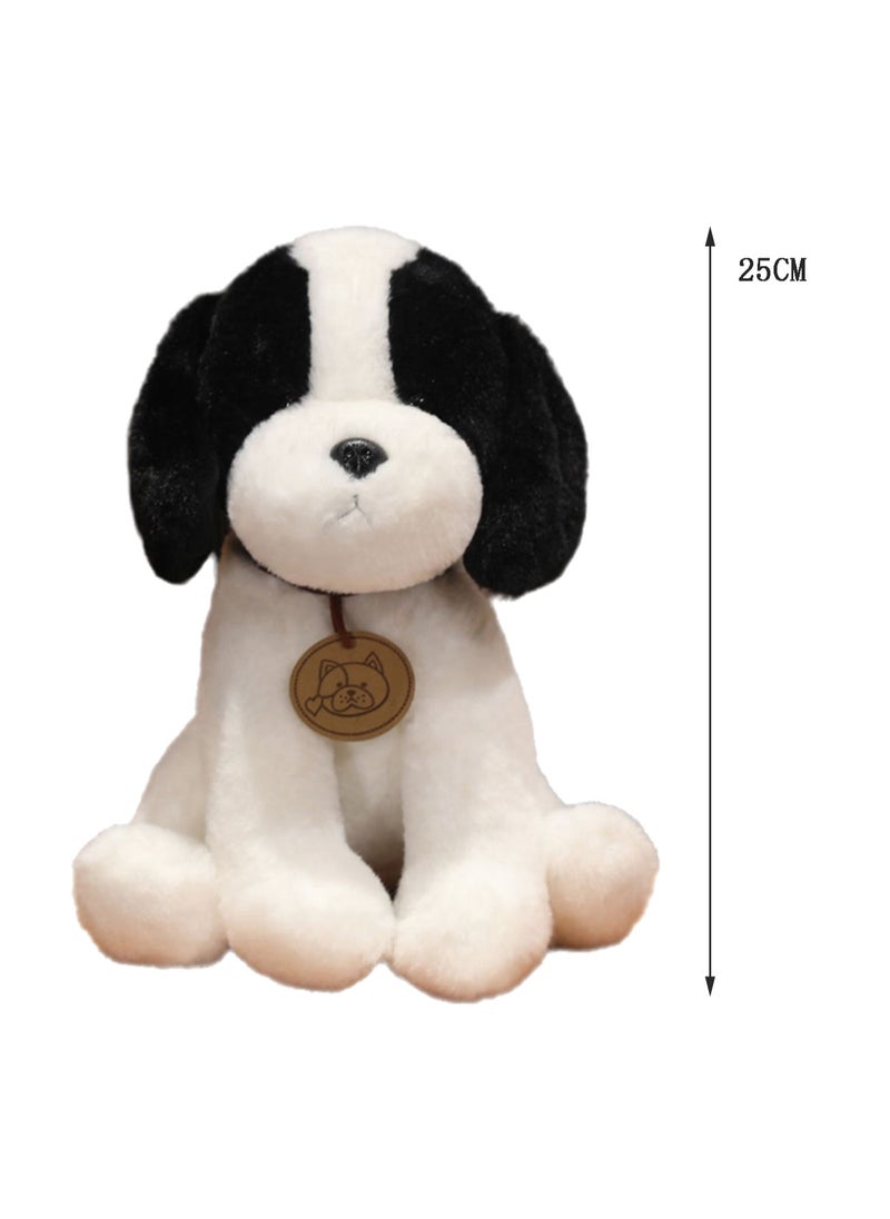 25 CM Simulation Dog Plush Toy Soft Stuffed Cute Animal Doll For Girls And Boys All Ages Gift (Style 4)