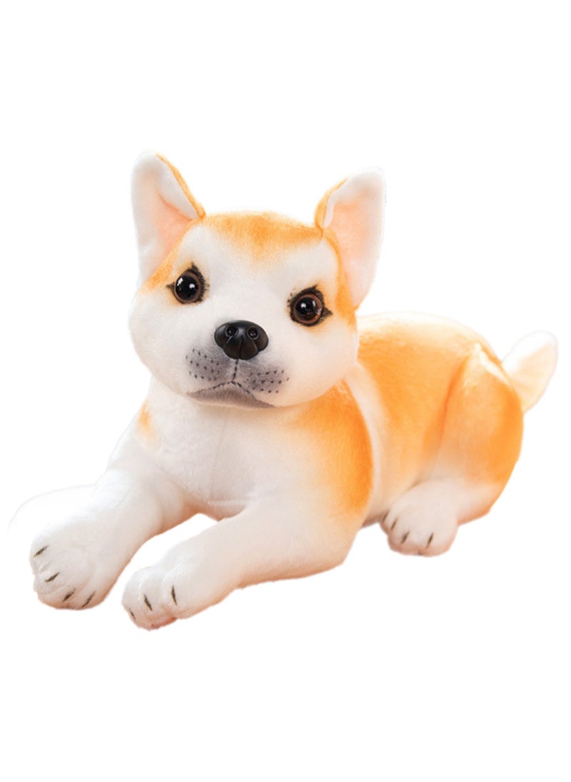 32 CM Simulation Dog Plush Toy Soft Stuffed Cute Animal Doll For Girls And Boys All Ages Gift（Style 3）