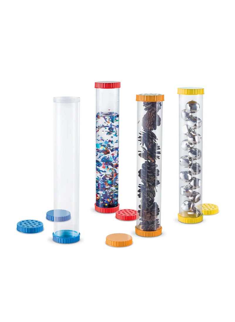 Sensory Tubes big science for little hands 4 tubes with 8 solid 4 vented lids