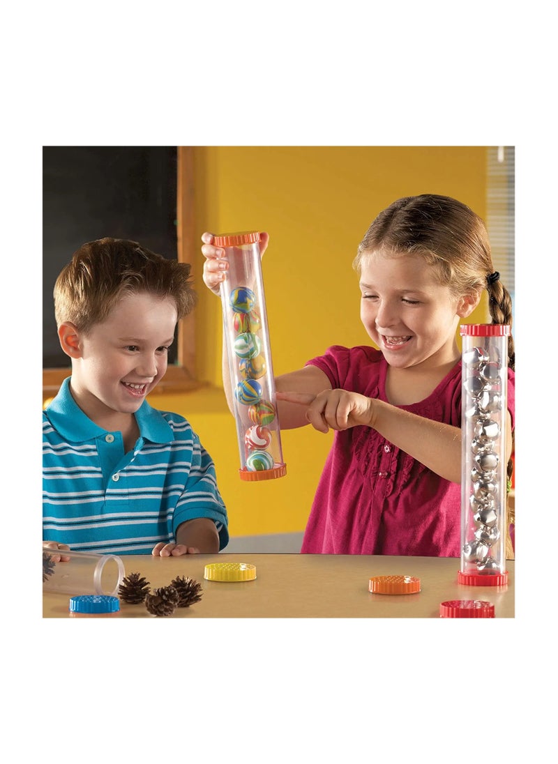 Sensory Tubes big science for little hands 4 tubes with 8 solid 4 vented lids