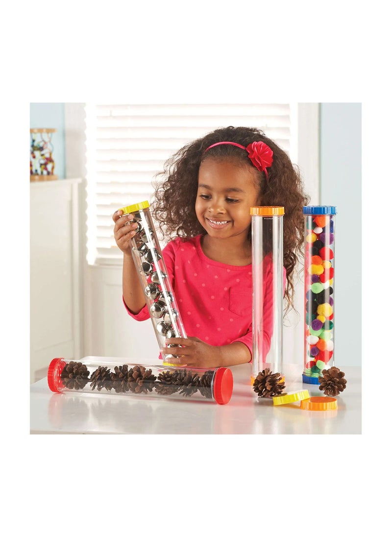 Sensory Tubes big science for little hands 4 tubes with 8 solid 4 vented lids