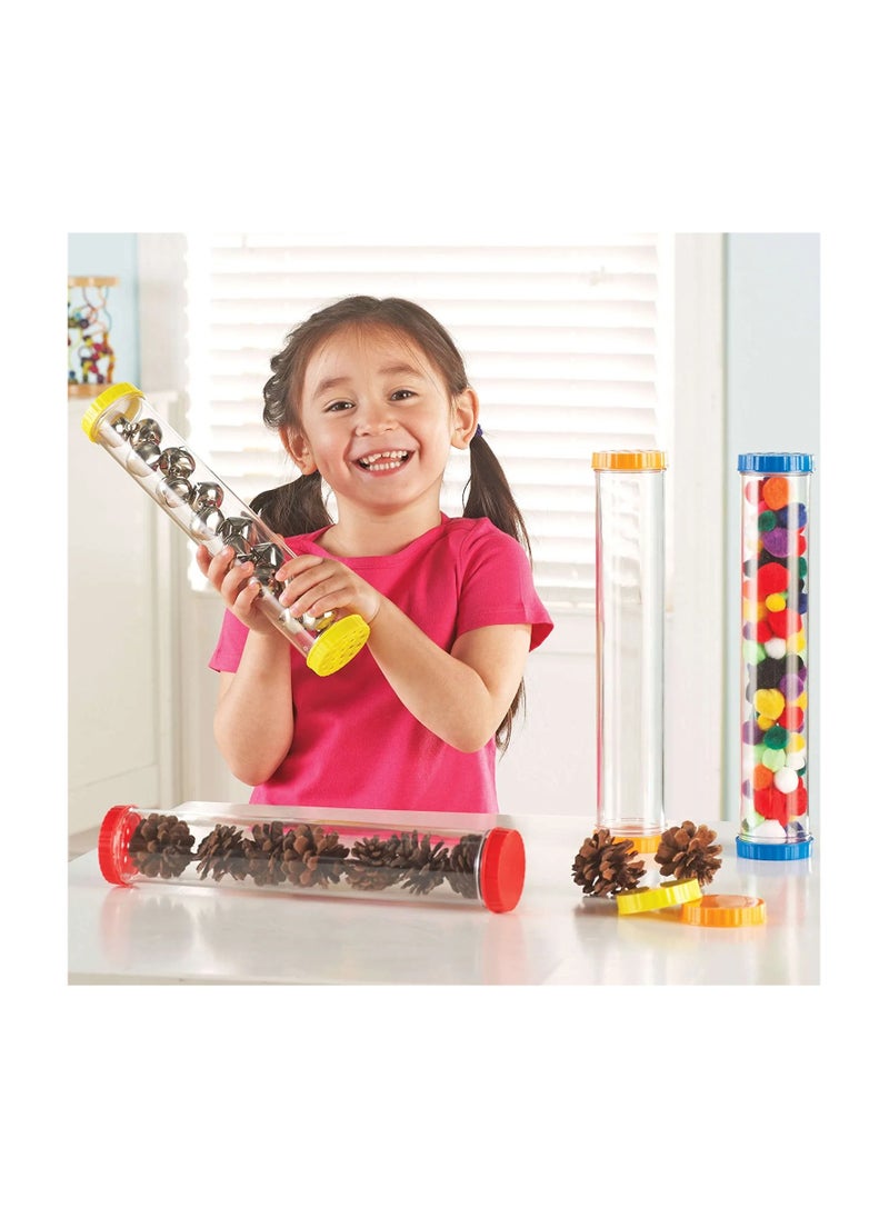 Sensory Tubes big science for little hands 4 tubes with 8 solid 4 vented lids