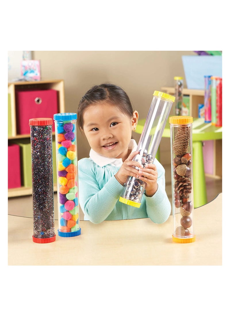 Sensory Tubes big science for little hands 4 tubes with 8 solid 4 vented lids