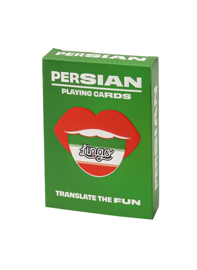 An Lingo Playing Cards | Travel Flashcards | Learn Persian Vocabulary In A Fun & Easy Way | 52 Essential Translations