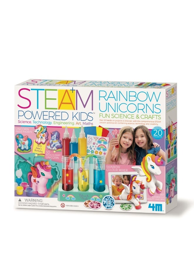 Steam Powered Kids Rainbow Unicorns Kit