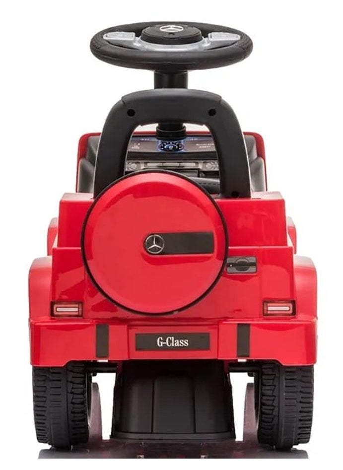 Mercedes-Benz Kids Ride On Push Car Red