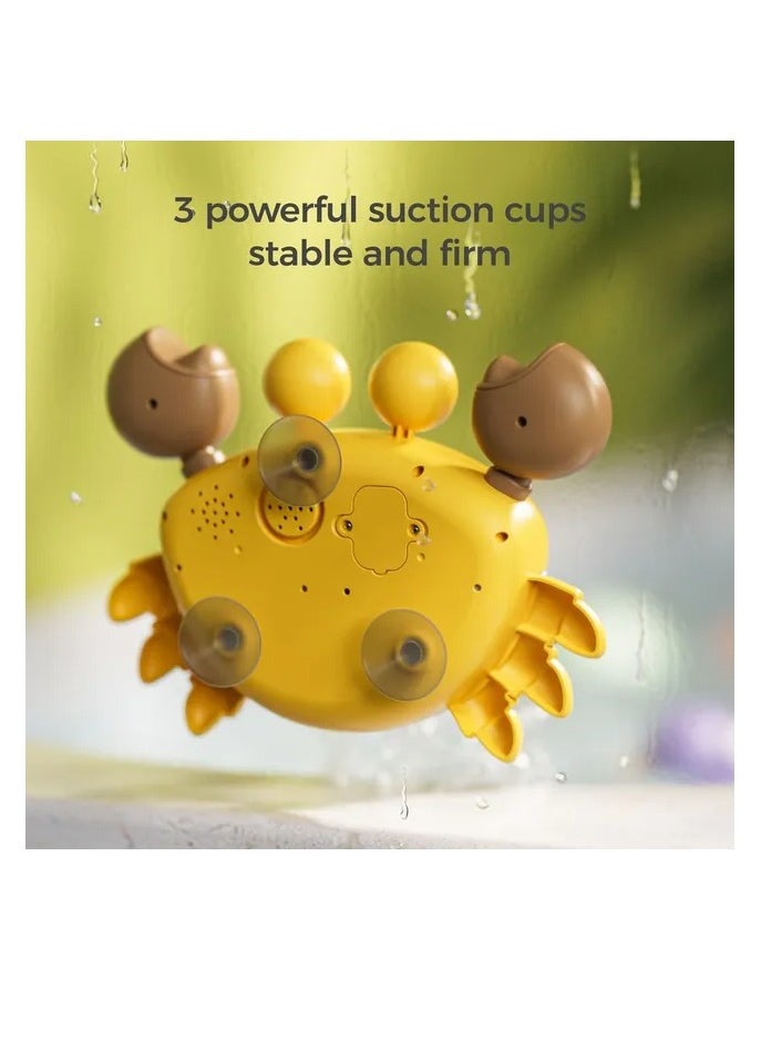 Tumama Kids Bubble Making Crab Toy With Bath Toys Set 4pcs