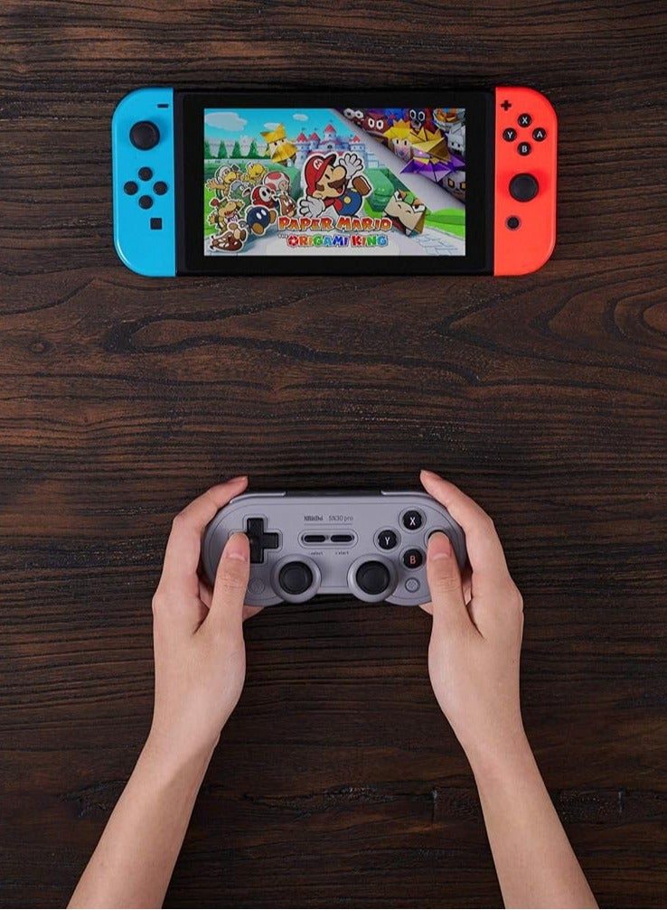 Sn30 Pro Bluetooth Gamepad (Gray Edition) - Nintendo Switch