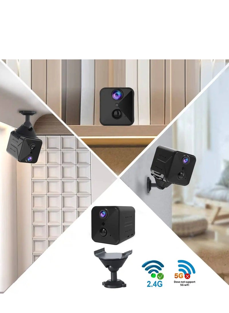 Wireless Surveillance Camera with Rechargeable Battery, Night Vision, Motion Alerts, and Two-Way Wi-Fi Communication