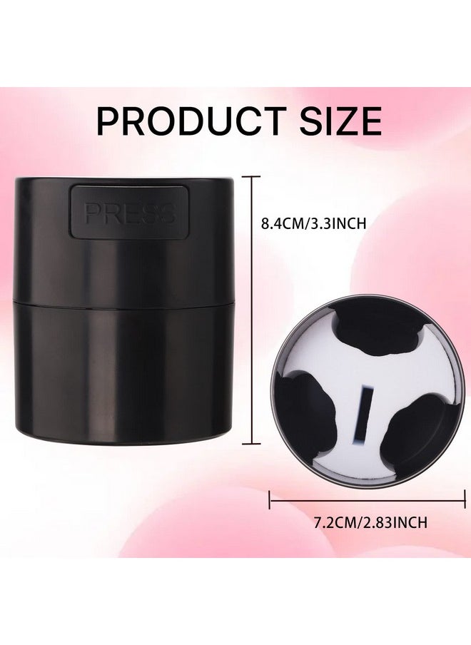 Lash Glue Container Eyelash Glue Storage Tank Sealed Adhesive Jar Eyelash Extension Supplies, Black