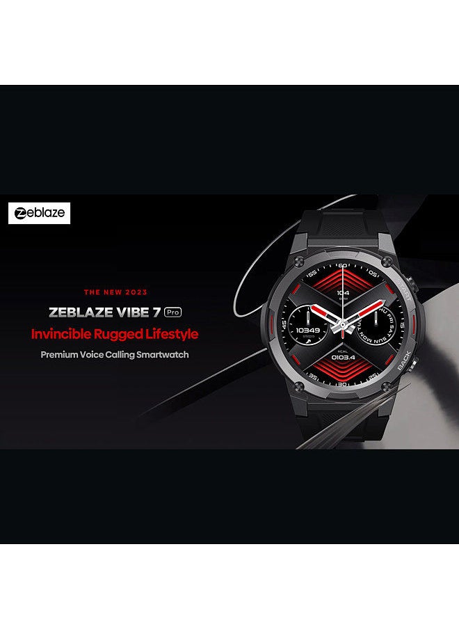 Zeblaze VIBE 7 Pro Smart Bracelet Sports Watch 1.43-Inch AMOLED FullTouch Screen Fitness Tracker Black