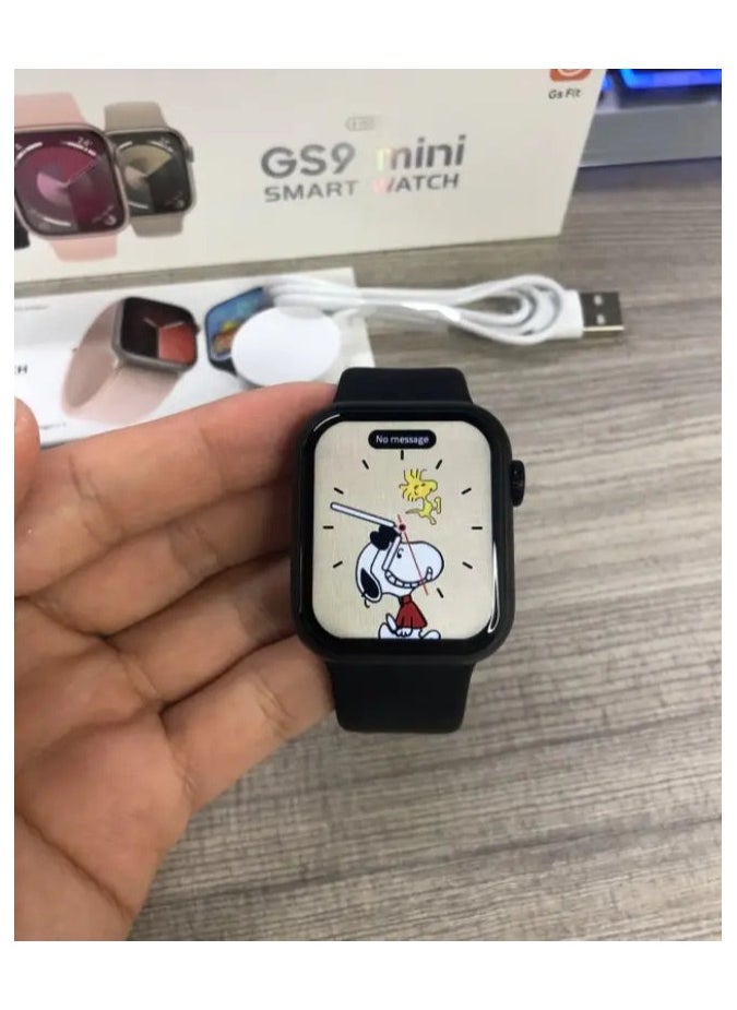 G-Tab GS9 Mini/1.75 Inches Amoled/Always Display On/Raise to Awake/Health Tracking/Multi Sport Mode/1 GB Storage Black