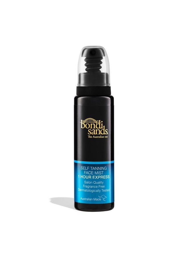 1 Hour Express Self Tanning Face Mist | Lightweight Dual Action Formula, Dermatologically Tested, Suitable For Sensitive Skin | 2.36 Fl Oz