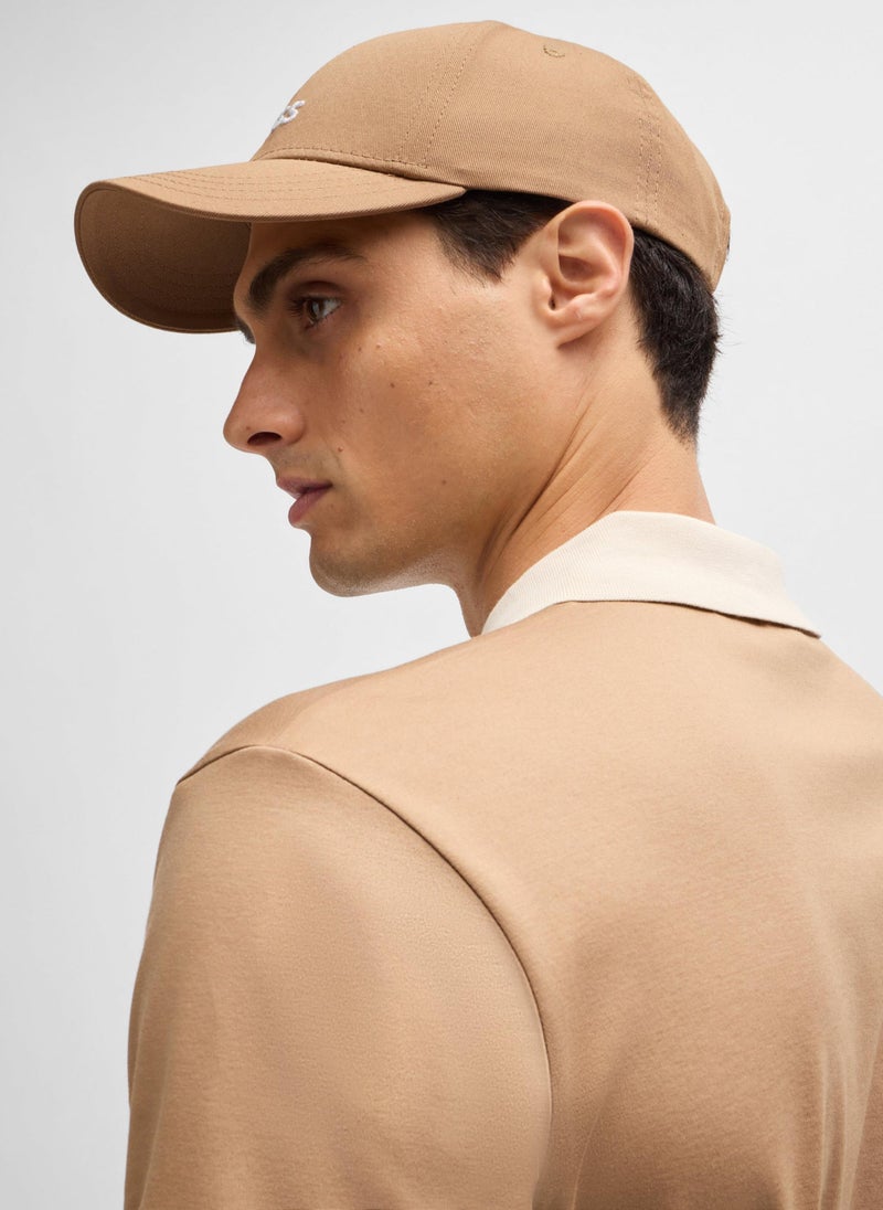 Cotton-twill cap with embroidered logo