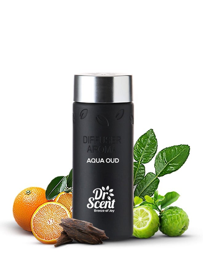 Dr Scent Breeze of Joy Diffuser Aroma Aqua Oud | Premium Oil, Top Notes of Orange, Calabrian & bergamot Made in the UK | For Home, Office, Hotel & SPA (170ml)