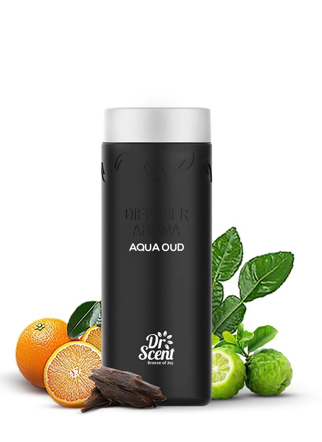 Dr Scent Breeze of Joy Diffuser Aroma Aqua Oud | Premium Oil Top Notes of Orange, Calabrian& bergamot Made in the UK | For Home, Office, Hotel & SPA (500ml)