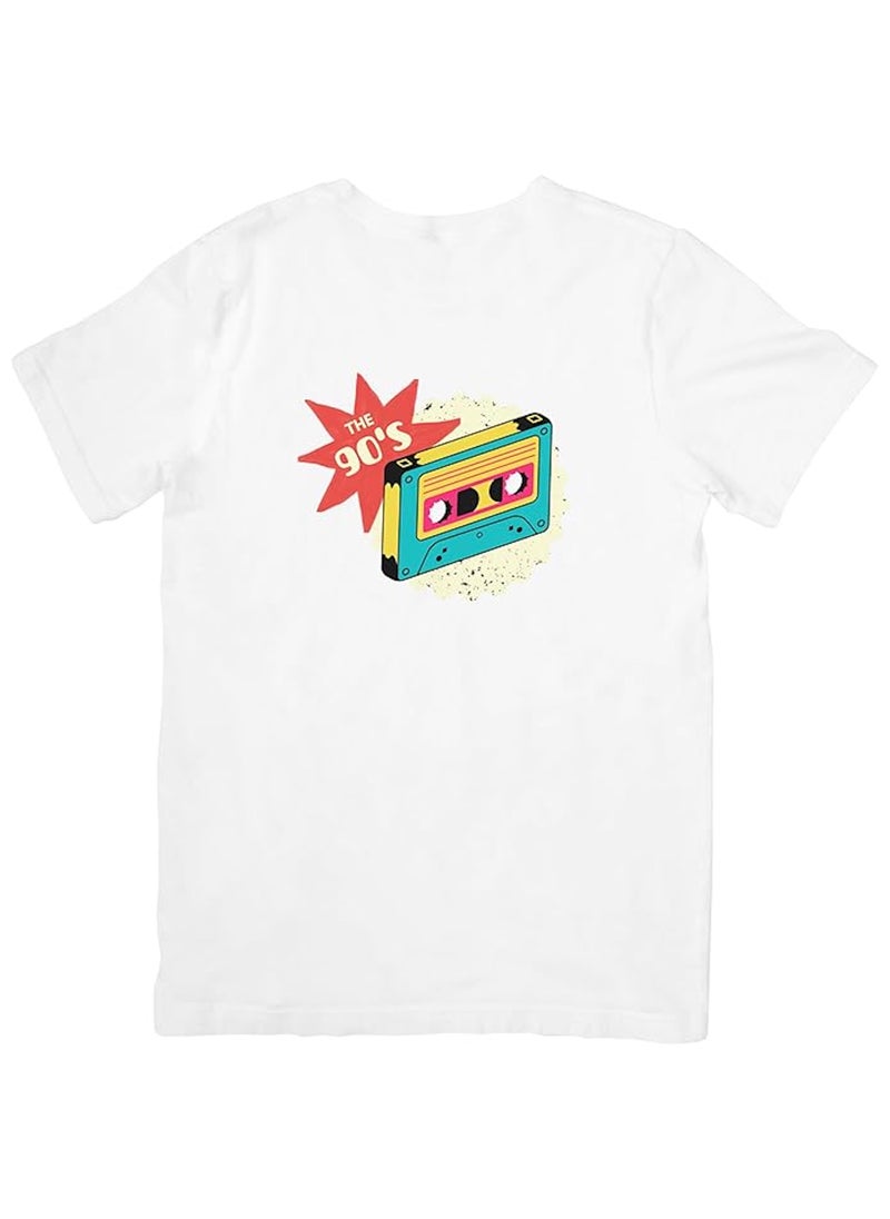 Retro 90's Cassette Tape Unisex T-Shirt, For Man, Woman, Gen-X, 90's Fan