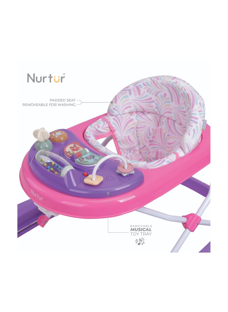 Nurtur 3 In 1 Baby Multi Walker-rocking Function- Music - 3 Height Adjustment, easy fold - Multi